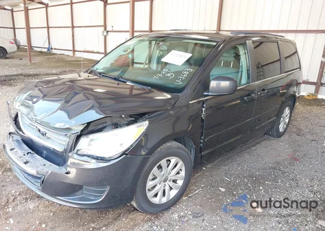 2012 Volkswagen Routan Se из США, поврежденный, VIN 2C4RVABG6CR393683
